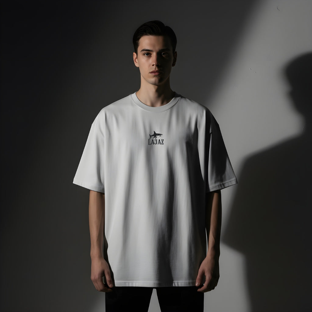 LAJAZ Monochrome Skull Tee