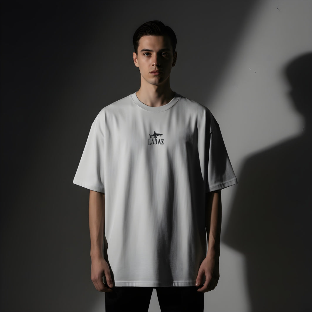 LAJAZ Monochrome Skull Tee