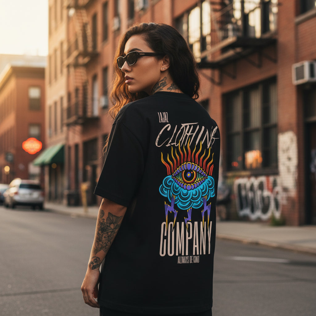 LAJAZ Electric Aura Oversize Tee