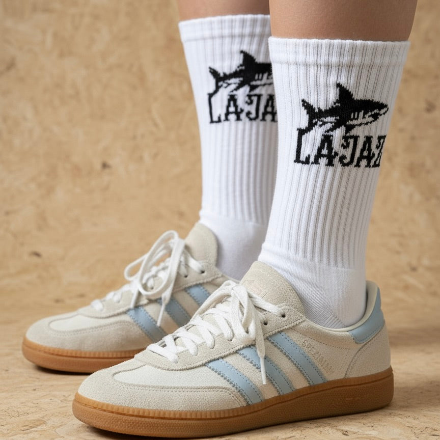 LAJAZ Logo Crew Socks