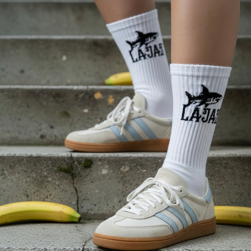 LAJAZ Logo Crew Socks
