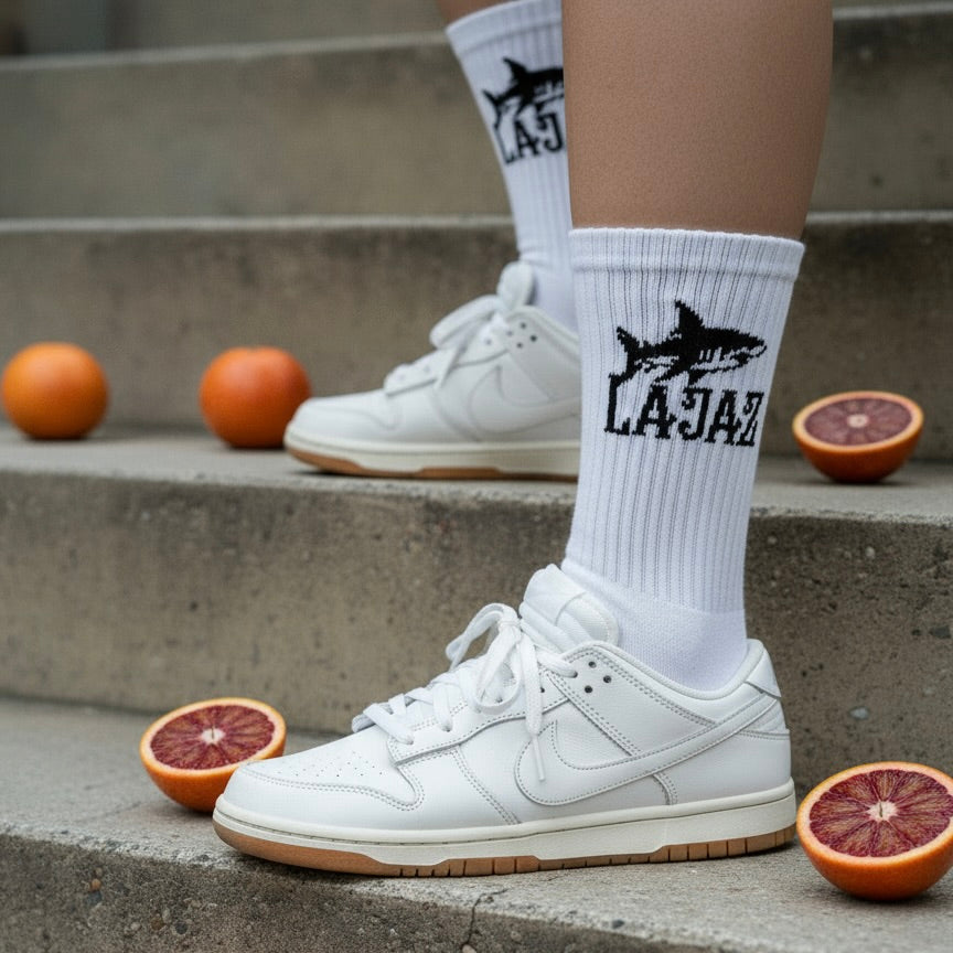 LAJAZ Logo Crew Socks