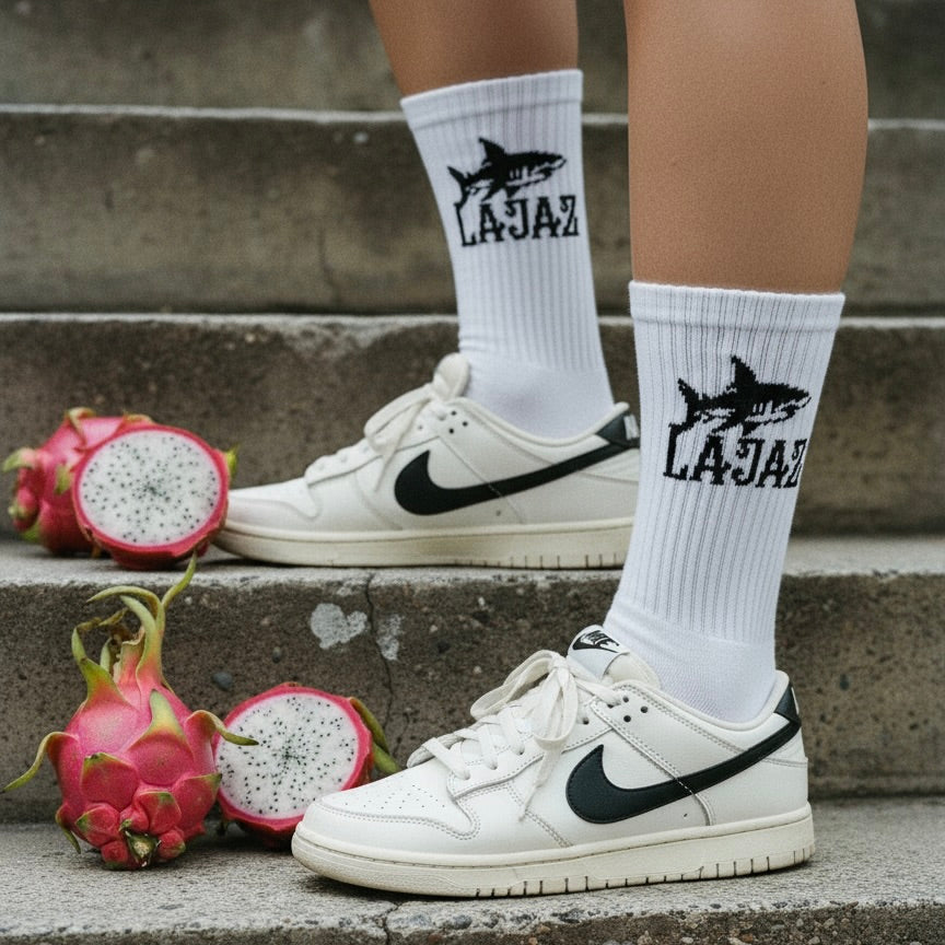 LAJAZ Logo Crew Socks