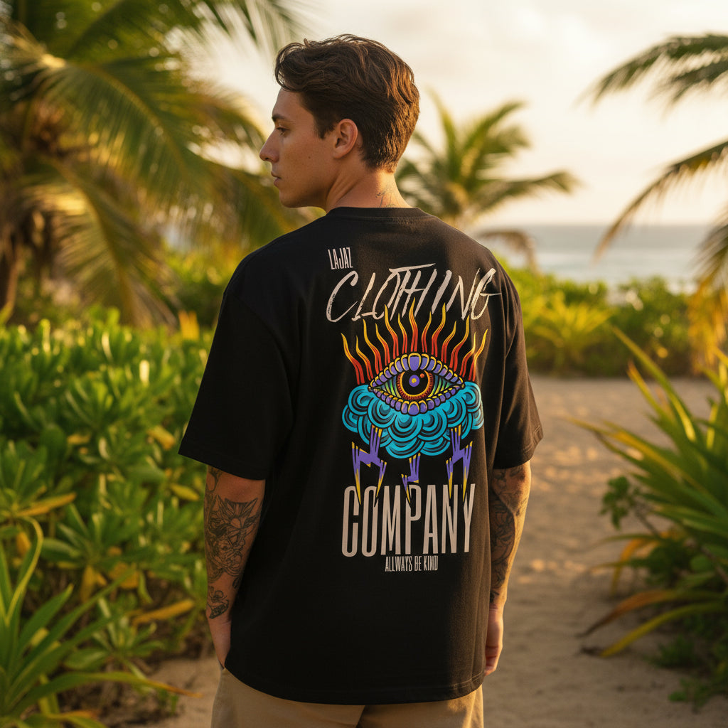 LAJAZ Electric Aura Oversize Tee