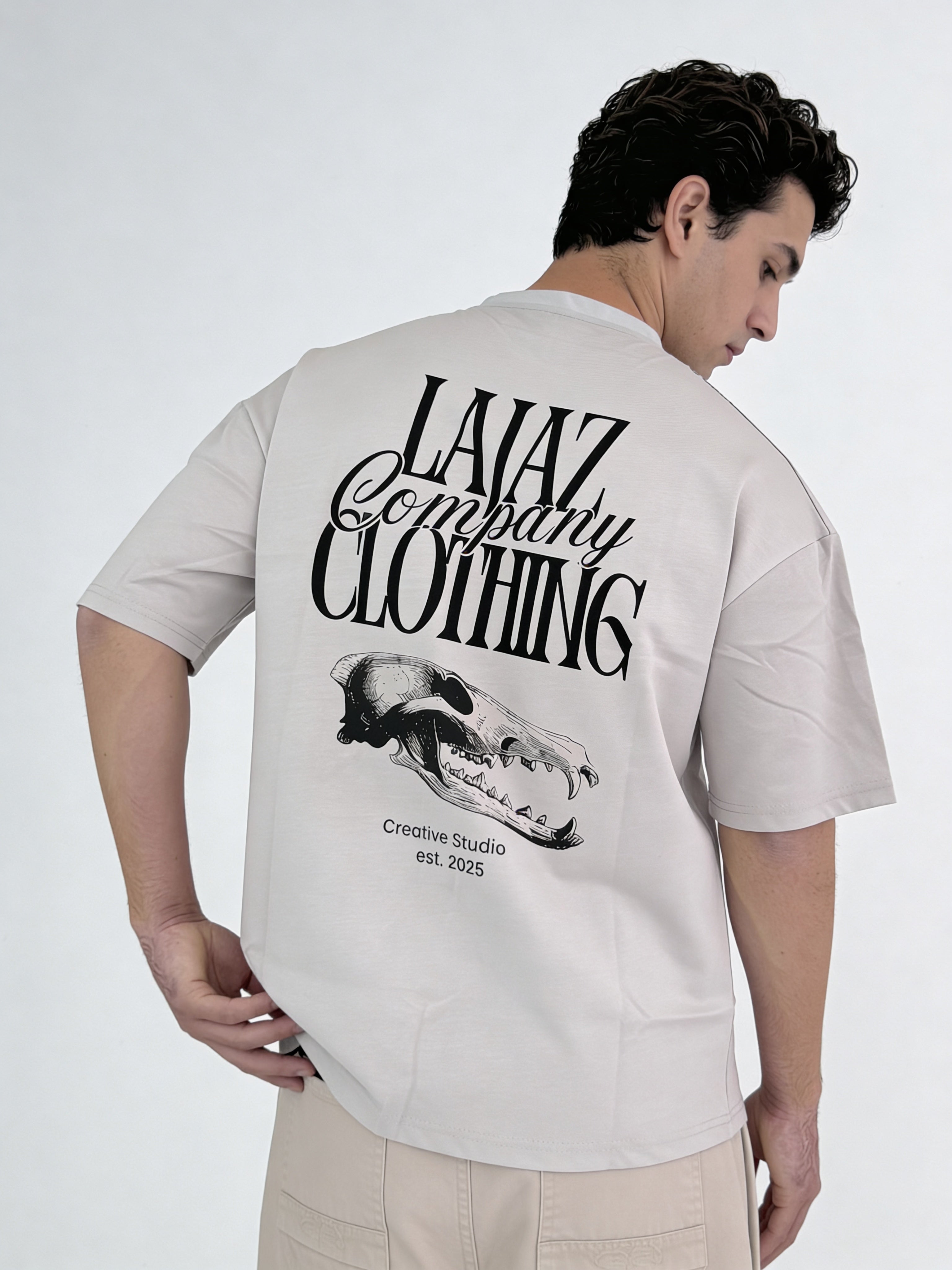 LAJAZ Monochrome Skull Tee