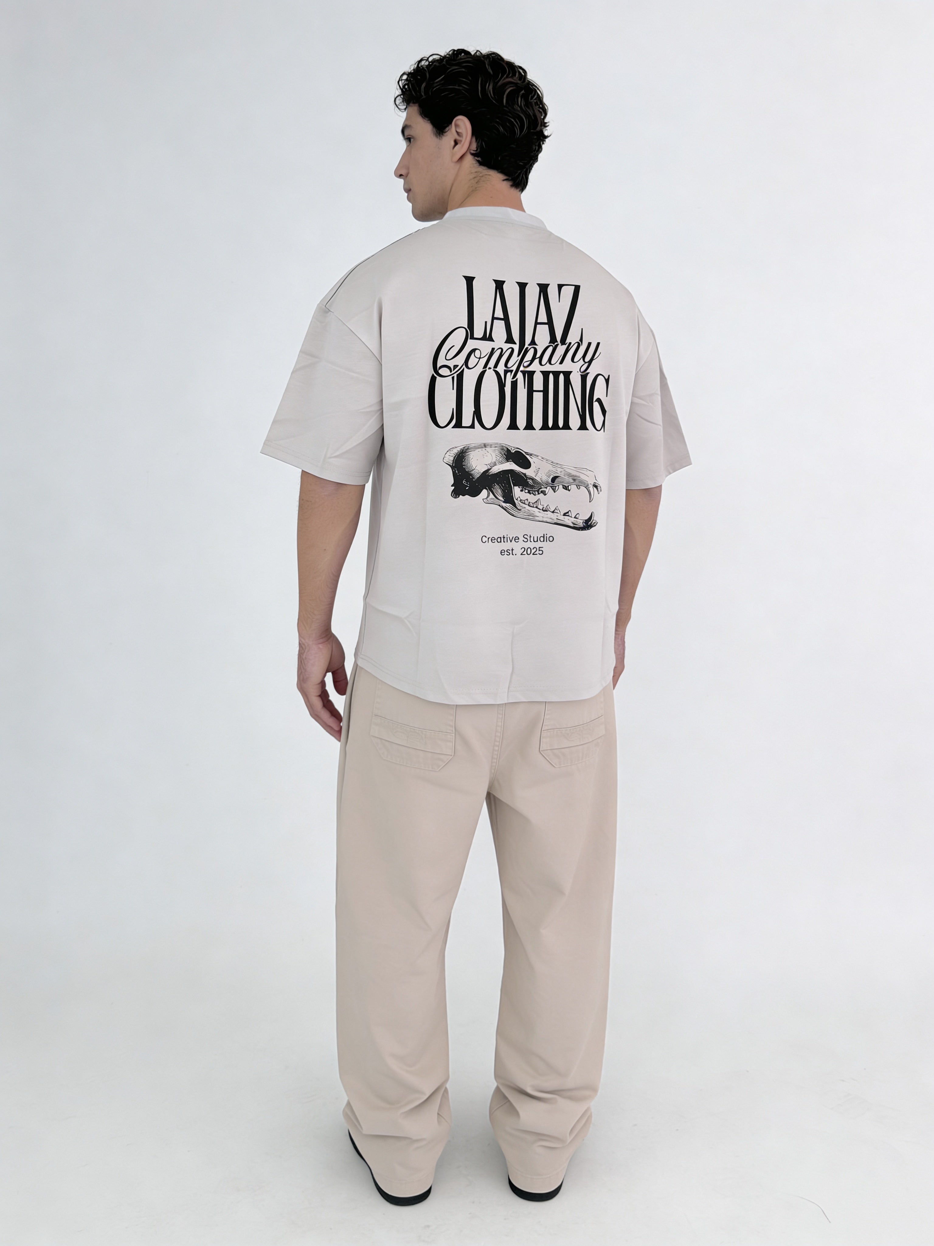 LAJAZ Monochrome Skull Tee