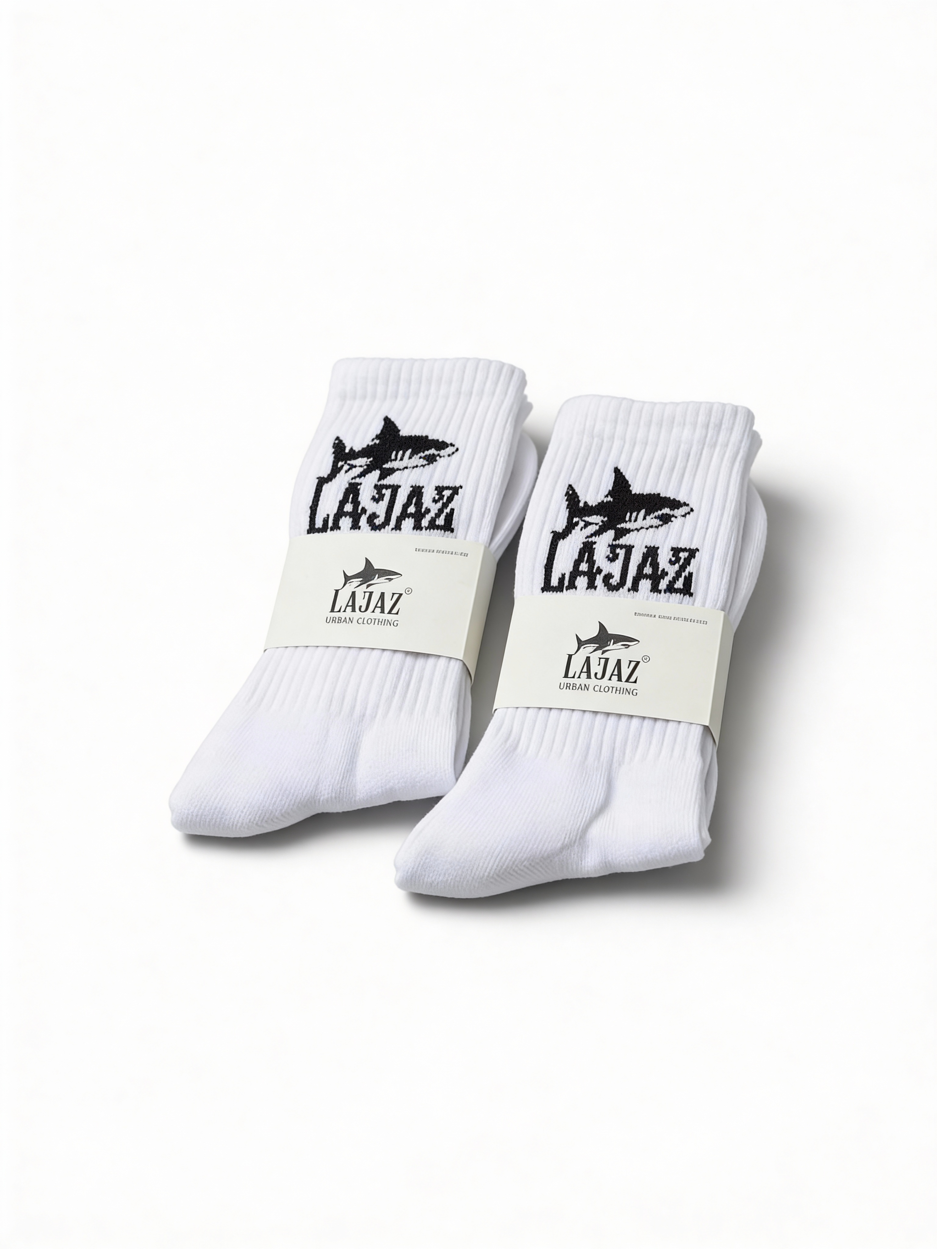 LAJAZ Logo Crew Socks (2 Pairs)