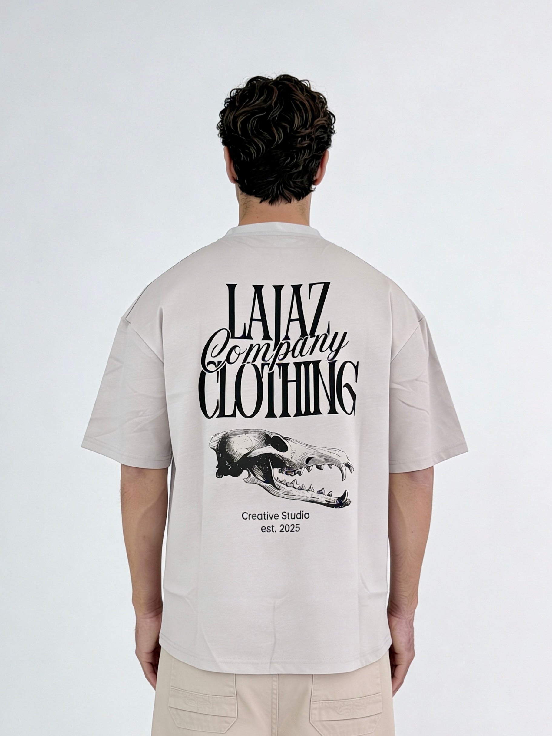 LAJAZ Monochrome Skull Tee