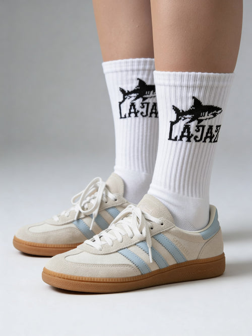 LAJAZ Logo Crew Socks (2 Pairs)